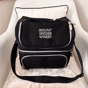 PICNIC TIME Pranzo Cooler Bag, Expandable Insulated Lunch Box with Picnic Set